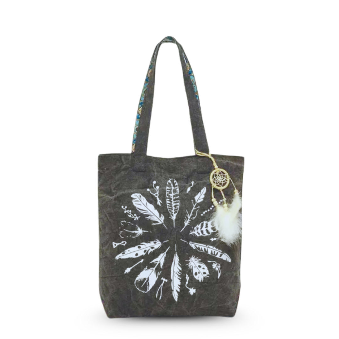 Grey Women Tote Bag - Stylish & Sustainable